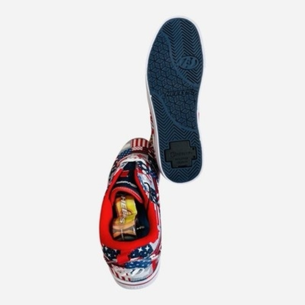 Heelys Pro 20 Prints American Flag USA Patchwork Skate Shoes Womens 9 NIB - Picture 12 of 12